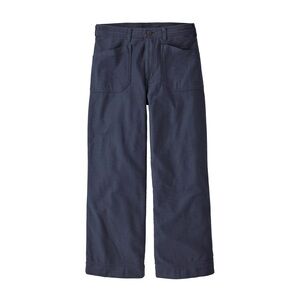 Women's Organic Cotton Slub-Woven Pants Navy Size 0